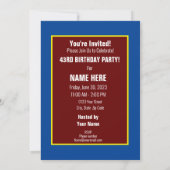 オリジナル 1980年代 レトロ 80年代 カセットテープ 招待状 (裏面)