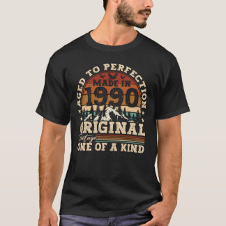 オリジナル 1990 ビンテージ ヴィンテージ 誕生日 レトロ おもしろ Tシャツ