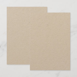 オリジナル 3.5" x 5" クラフト   環境に優しい マット 招待状