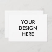 オリジナル 3.5x5" 横型 レスポンス カード 印刷 (正面/裏面)