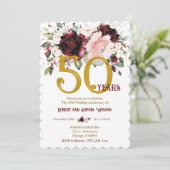 オリジナル 50周年結婚記念日 招待状 (スタンド正面)