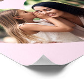 オリジナル 7歳 誕生日 フォト コラージュ ポスター (角)