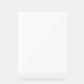 オリジナル 8" x 10" アクリル看板 アクリルサイン (正面)