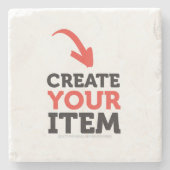 オリジナル DIY カスタムアップロードデザイン バチェラー ストーンコースター (正面)