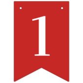 オリジナル DIY カスタム テキスト クリスマス バンティングフラッグ (第1の旗)