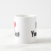 オリジナル I Love マグカップ (両面) (中央)