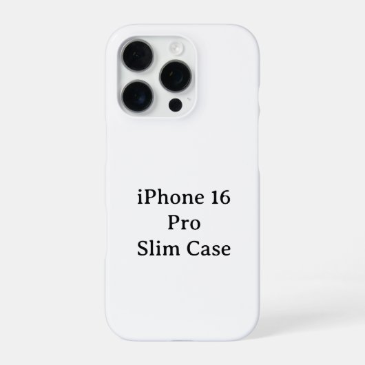 オリジナル iPhone 16 Pro スリムケースを作ろう iPhoneケース (裏面)