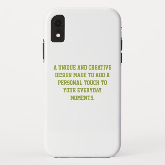 オリジナル iPhone XR ハードケース Case-Mate iPhoneケース (裏面)