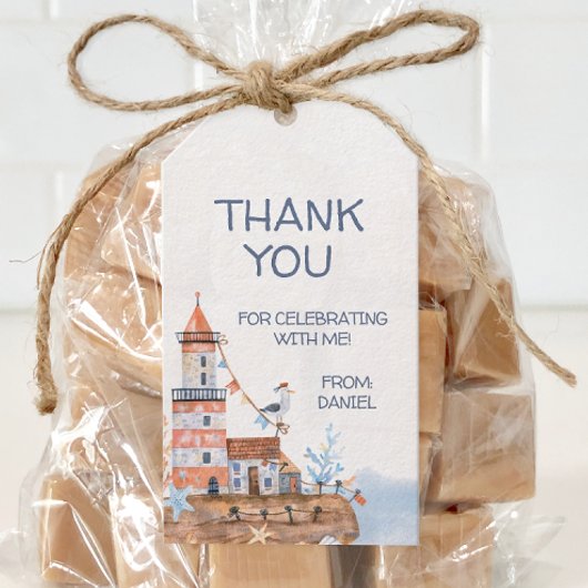 オリジナル nautical ライトハウス ギフトタグ