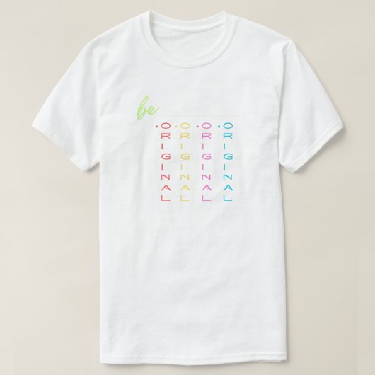 オリジナル、OG、ライフスタイルやる気を起こさせる、 Tシャツ (デザイン正面)