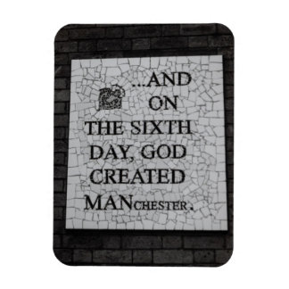オリジナル "On the Sixth Day" マンチェスター壁画 マグネット