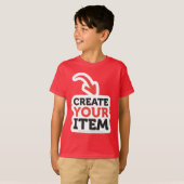オリジナル+Tシャツ+作成+ボーイズ+チーム+ナンバー Tシャツ (正面フル)