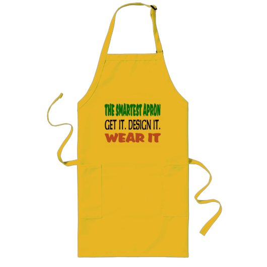 オリジナルBBQエプロンをデザインしよう ロングエプロン (正面)