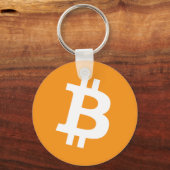 オリジナルBitcoinロゴシンボルKeychain キーホルダー (正面)
