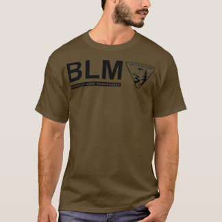オリジナルBLM土地管理局ブラック2 Tシャツ