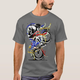オリジナルBMXフラットランドオールドスクオールTシャツ Tシャツ