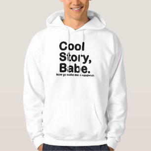 オリジナルCool storyベイブナウ行ってサンドイッチを作って パーカ
