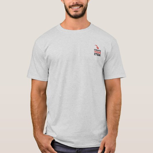 オリジナルDIYカスタムポケットTシャツ Tシャツ (正面)