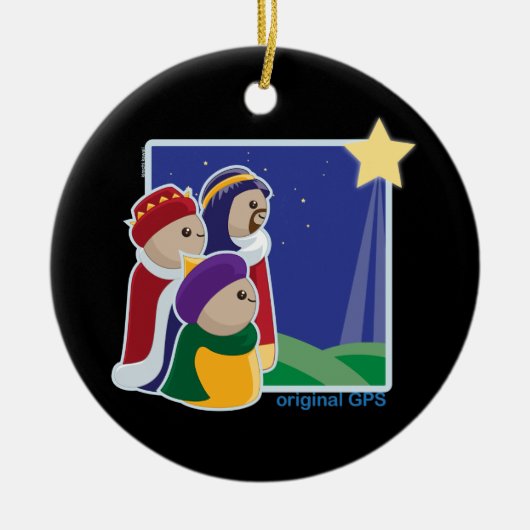 オリジナルGPS セラミックオーナメント (正面)