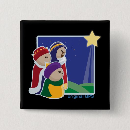 オリジナルGPS 缶バッジ (正面)