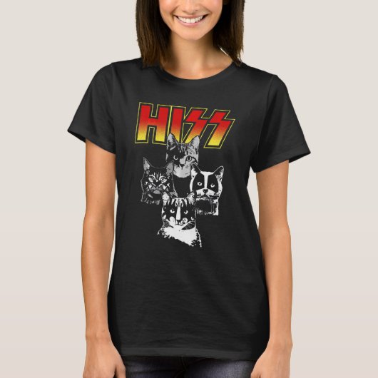 オリジナルHISSキャット Tシャツ (正面)