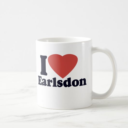 オリジナルI愛Earlsdonのマグ コーヒーマグカップ (右)