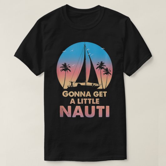 オリジナルImをボートに乗せる Tシャツ (デザイン正面)