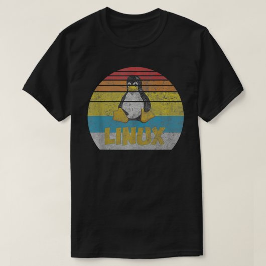 オリジナルLinux SquadヴィンテージUnixレトロギークギフト Tシャツ (デザイン正面)