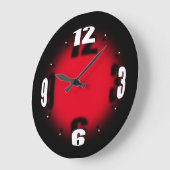 "オリジナルOrb" – カラークロックの選択 ラージ壁時計 (傾斜)