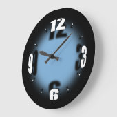 "オリジナルOrb" – 色時計を選択2 ラージ壁時計 (傾斜)