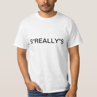 オリジナルSHAHSWAG SID SHAH $ "実際に" $の#FOLLYのワイシャツ Tシャツ