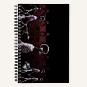 オリジナルX線スケルトンシティシーン ノートブック (正面)