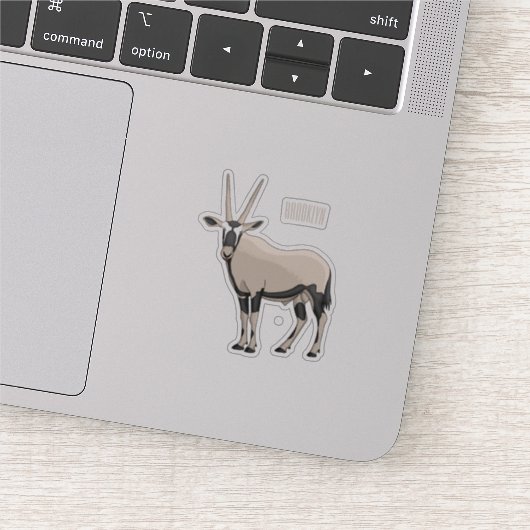 オリックスの漫画イラスト シール (詳細)