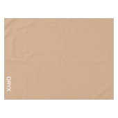 オリックスの茶色のベージュ色の名前 テーブルクロス (正面(横))