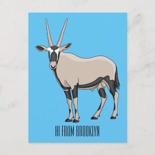 オリックス漫画イラストレーション ポストカード (正面)