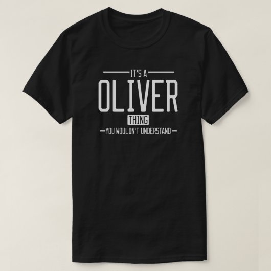 オリバおもしろいー氏おもしろいの家族 Tシャツ (デザイン正面)