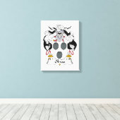 オリバス家紋 キャンバスプリント (インサイチュ (ウッドフロア))