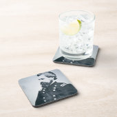 オリバーのオーティスハワード(b/wの写真) コースター (右側)