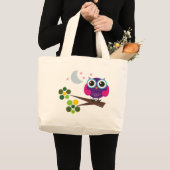 オリバーのフクロウ ラージトートバッグ (正面(商品))