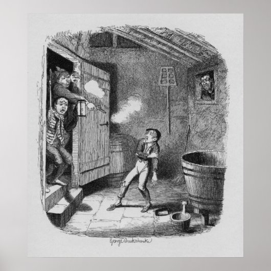 オリバーの冒険による強盗 ポスター (正面)