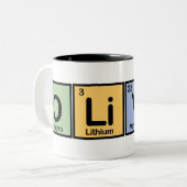 オリバーは要素の作りました ツートーンマグカップ (正面左)