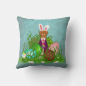 オリバーザオッターとイースター素晴らしエッグ狩り クッション (裏面)