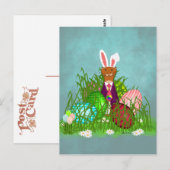 オリバーザオッターとイースター素晴らしエッグ狩り ポストカード (正面/裏面)