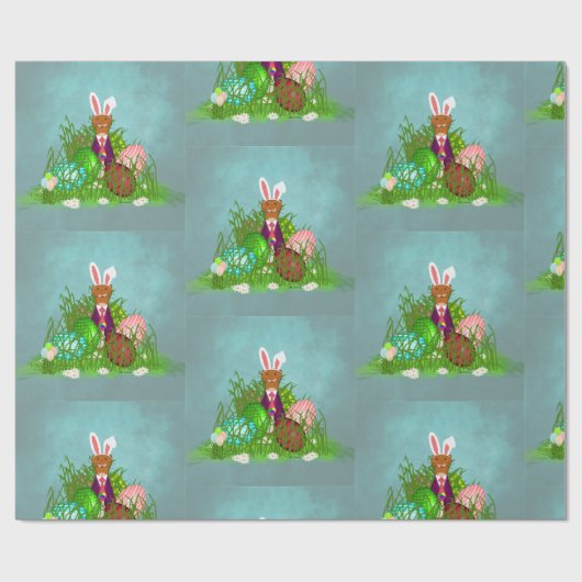 オリバーザオッターとイースター素晴らしエッグ狩り ラッピングペーパー (フラット)