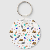 オリバーザオッターサマービーチバケーションパターン キーホルダー (正面)