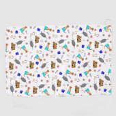 オリバーザオッターサマービーチバケーションパターン ゴルフタオル (横)