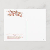 オリバーザオッターサマービーチバケーションパターン シーズンポストカード (裏面)