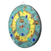 オリバーザオッターサマービーチバケーションパターン ダーツボード (正面右)