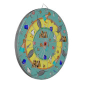 オリバーザオッターサマービーチバケーションパターン ダーツボード (正面左)