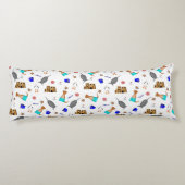 オリバーザオッターサマービーチバケーションパターン ボディピロー (裏面)